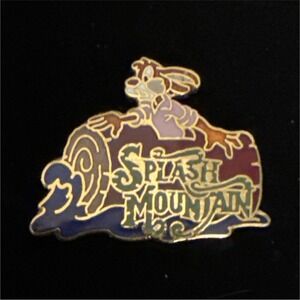 Disney Splash Mountain Br'er Rabbit Pin Y2K Pink Shirt 2000